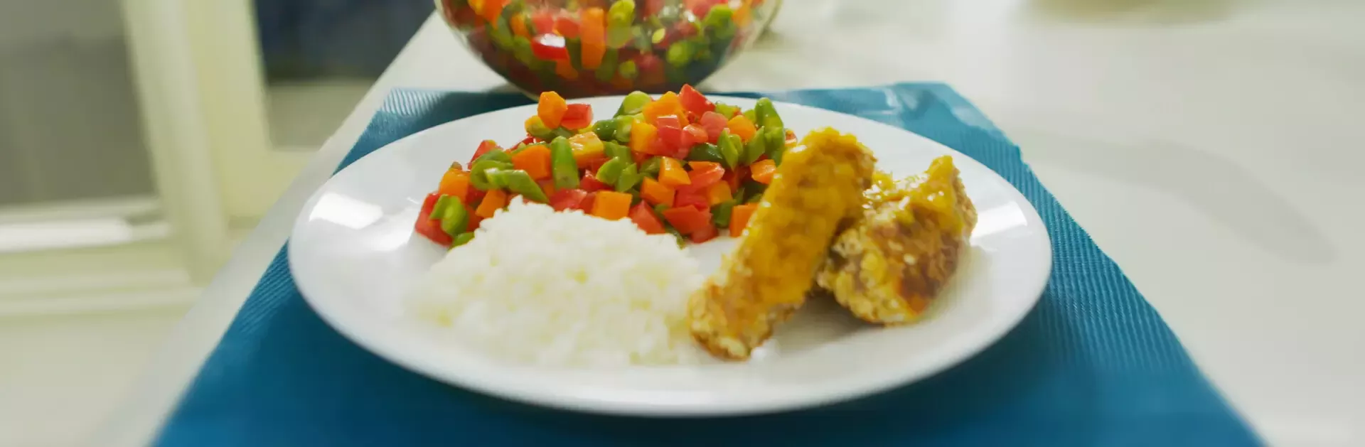 Palitos de Bonito en salsa de durazno