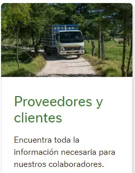 Proveedores y clientes