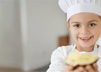Cocinando con niños
